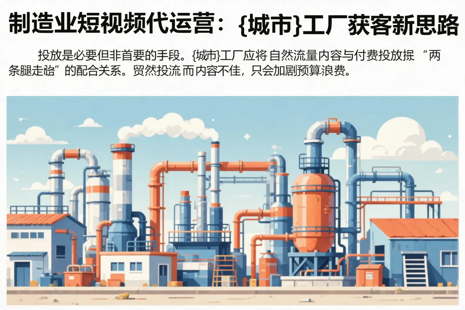 制造业短视频代运营：西平工厂获客新思路